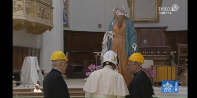 Papa Francesco a Camerino