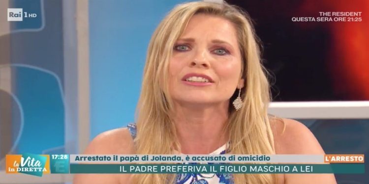 Laura Freddi piange a La Vita in Diretta-Estate