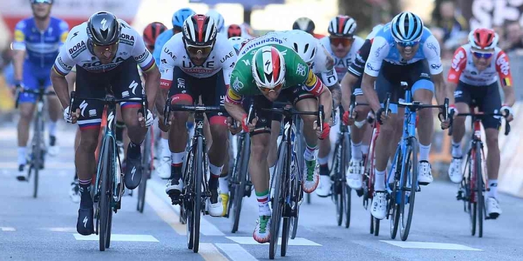 elia viviani Giro volata