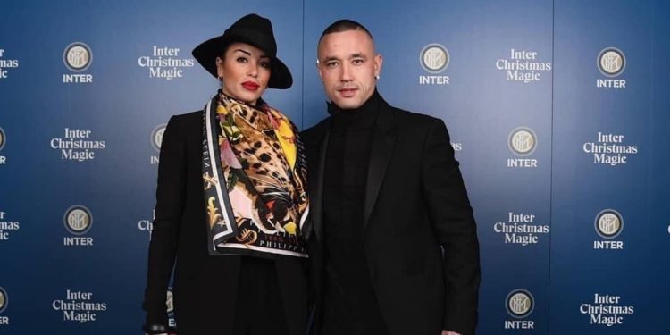 Radja Nainggolan e Claudia Lai