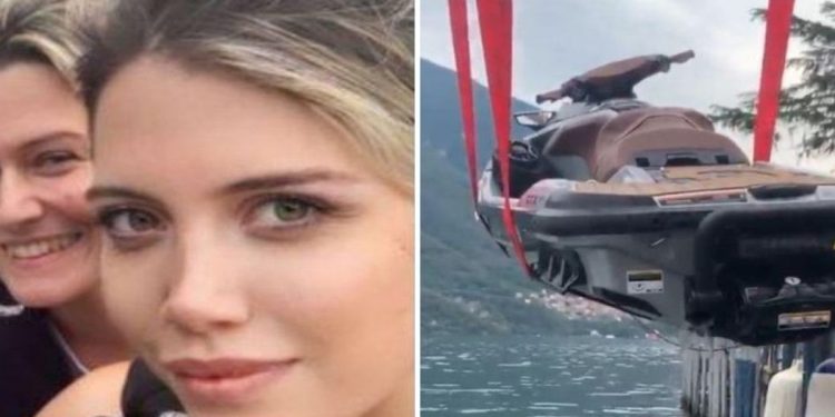 Wanda Nara, incidente sul lago di Como