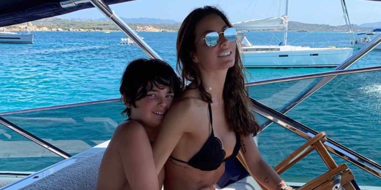 Elisabetta Gregoraci e il figlio Nathan