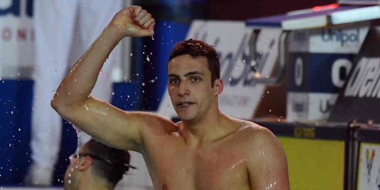 Diretta finale staffetta 4x200 m stile libero - Mondiali nuoto 2019: Filippo Megli (LaPresse)