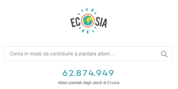 Ecosia, il motore di ricerca che pianta gli alberi