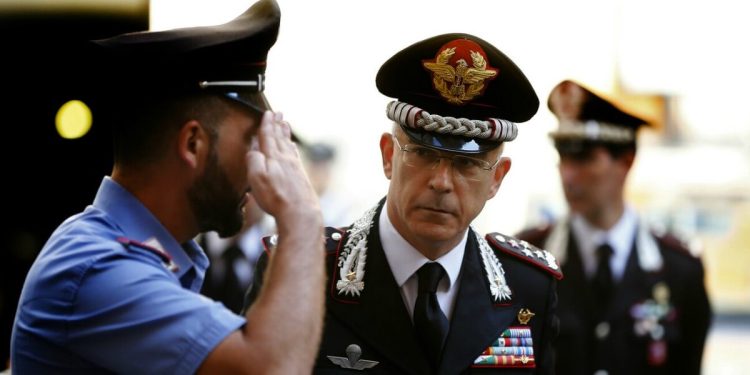 Il comandante generale dei Carabinieri, gen. Giovanni Nistri (LaPresse)