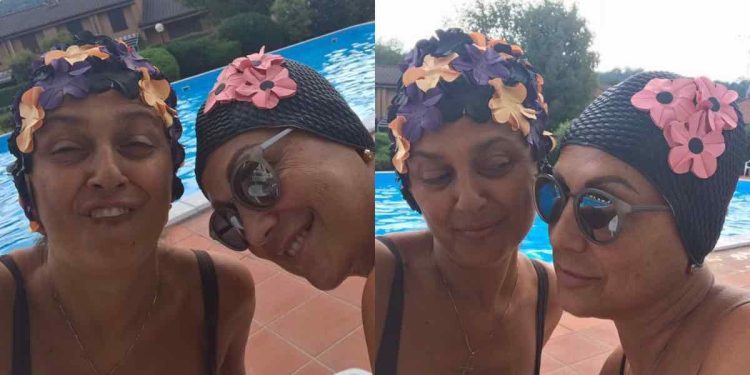 Rosita Celentano e Alessandra Celentano in vacanza