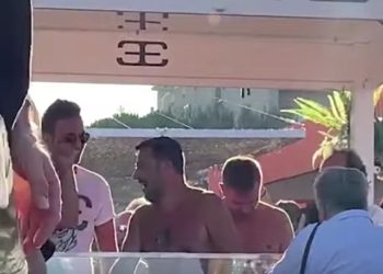 Salvini dj a Milano Marittima