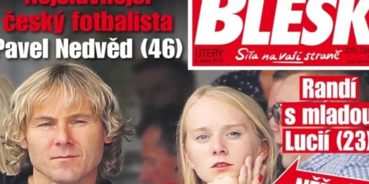 Nedved e la nuova fidanzata Lucie Anovcinova