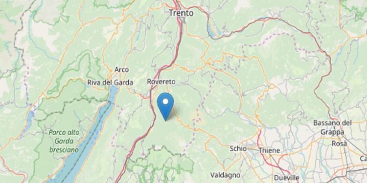 terremoto trentino vallarsa