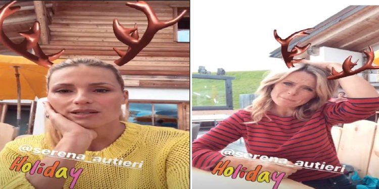 Michelle Hunziker e Serena Autieri corna