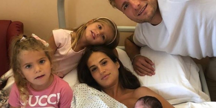 Ciro Immobile e Jessica Melena genitori per la terza volta (foto Instagram)