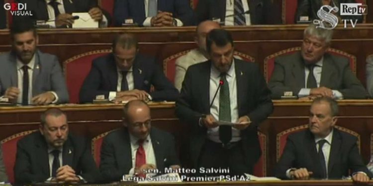 matteo salvini discorso senato