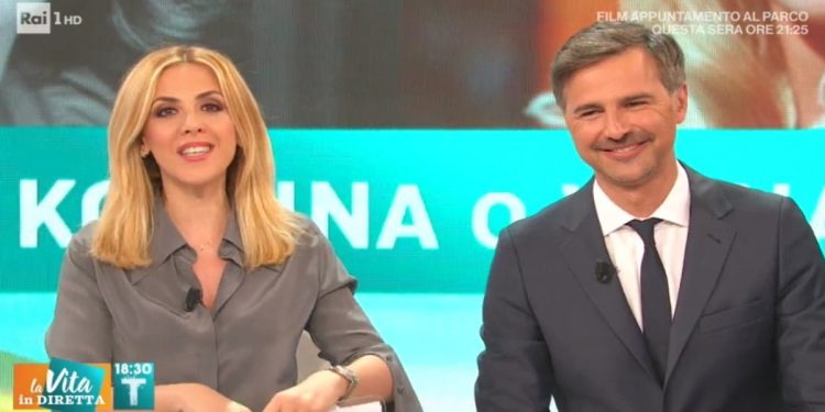 Lisa Marzoli e Beppe Convertini a La Vita in Diretta Estate