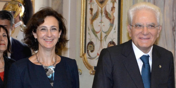 Marta Cartabia e Sergio Mattarella