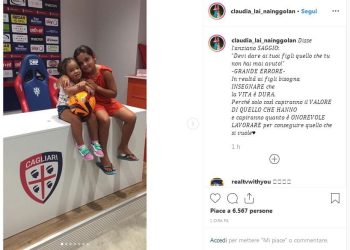 Claudia Lai, moglie Nainggolan: foto dei figli (Instagram)