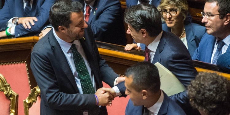 Salvini, Conte, Di Maio