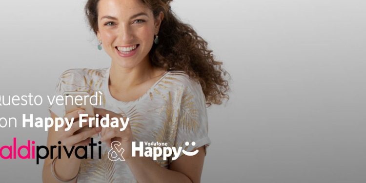 Saldi Privati, buono sconto con Vodafone Happy Friday