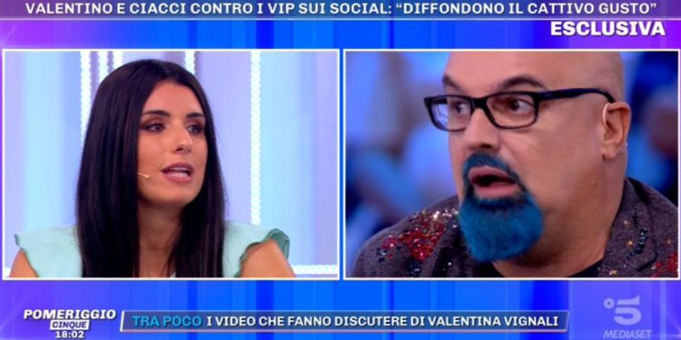 Valentina Vignali e Giovanni Ciacci a Pomeriggio 5