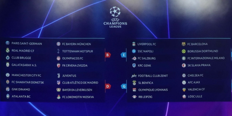 Gironi Champions League