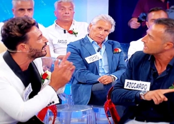 Uomini e Donne, Riccardo Guarnieri contro Armando Incarnato - Screenshot da video