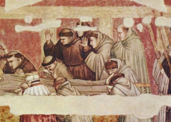 Giotto, Esequie di San Francesco (1325)