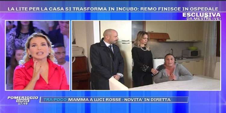 Barbara d'Urso, collegamento con Girma