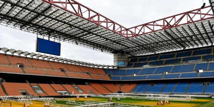 Lo Stadio Meazza di Milano (LaPresse)