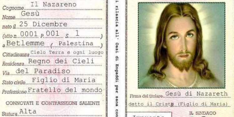 Radio Maria crea la carta di identità di Gesù