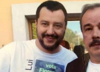 Matteo Salvini e Fiorenzo Marzari