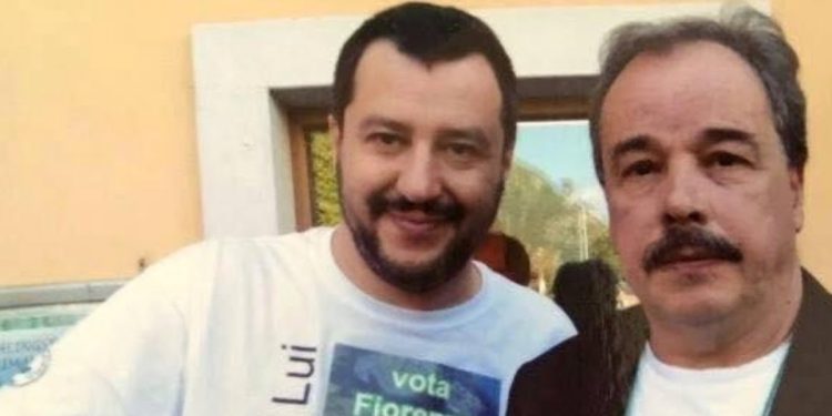 Matteo Salvini e Fiorenzo Marzari