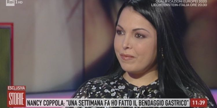 Nancy Coppola a Storie Italiane, Rai Uno