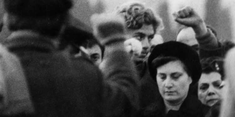 16 dicembre 1969: il funerale di Giuseppe Pinelli (LaPresse)