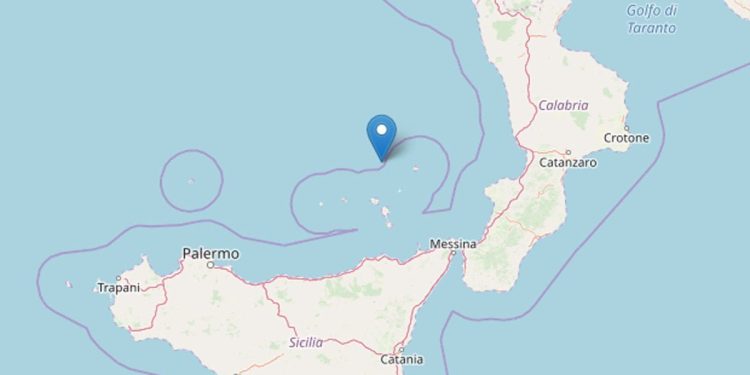 Terremoto fra Sicilia e Calabria (Ingv)