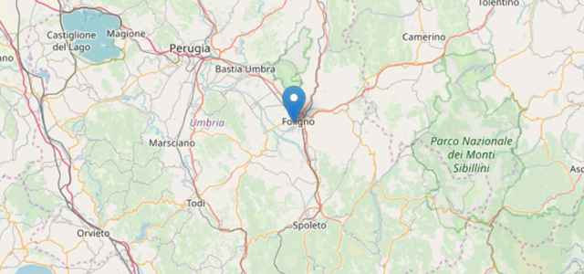 TERREMOTO OGGI FOLIGNO M 2.0 Ingv ultime scosse sisma avvertito