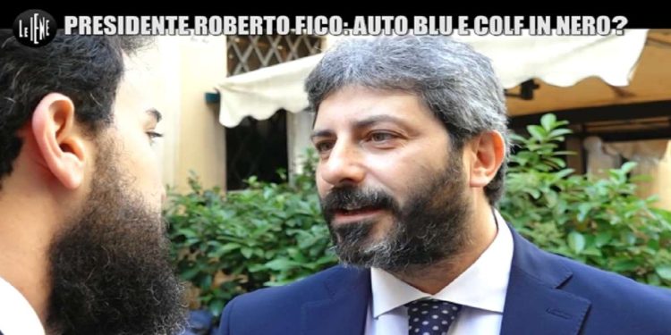 roberto fico colf in nero le iene