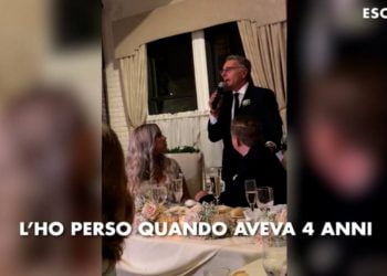 Paolo Bonolis al matrimonio del figlio Stefano con Candice Hansen