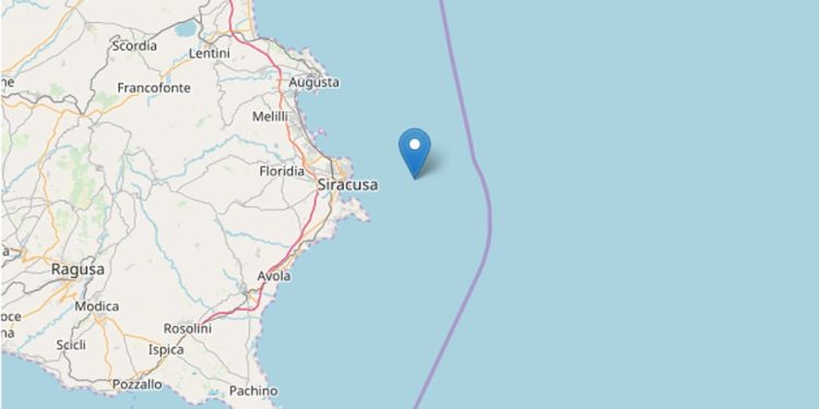 Terremoto a Siracusa (Ingv)