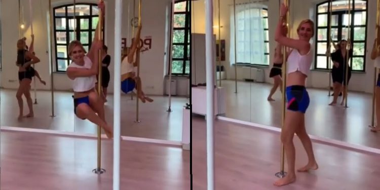 chiara ferragni pole dance