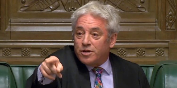 John Bercow (foto LaPresse)