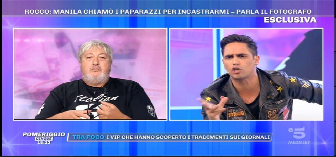 Maurizio Sorge e Biagio D Anelli lite a Pomeriggio 5