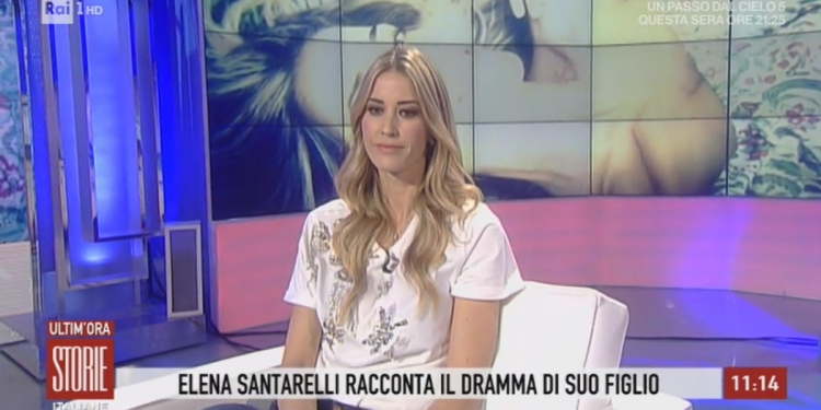 Elena Santarelli a Storie Italiane (Rai)