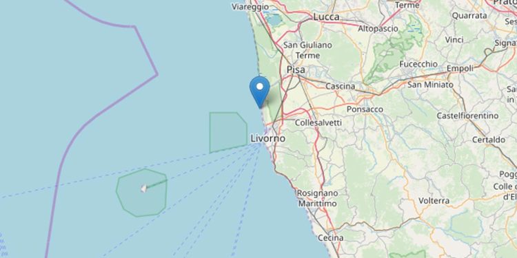 Terremoto a Livorno (Ingv)