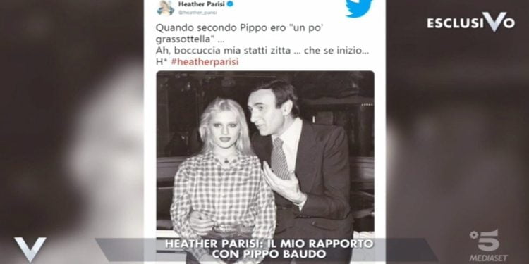 Heather Parisi e il tweet polemico per Pippo Baudo