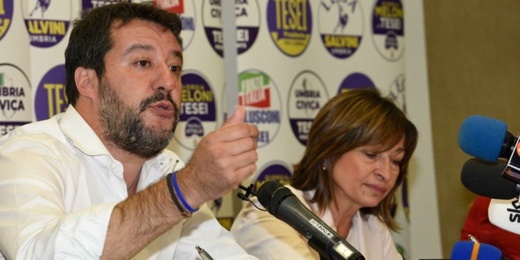 Salvini-Tesei a Perugia