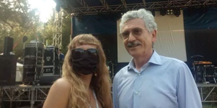 Myss Keta e Massimo D'Alema