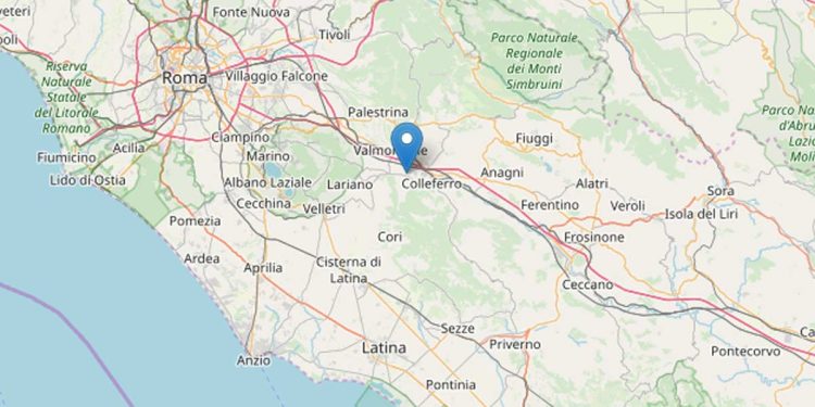 Terremoto in provincia di Roma