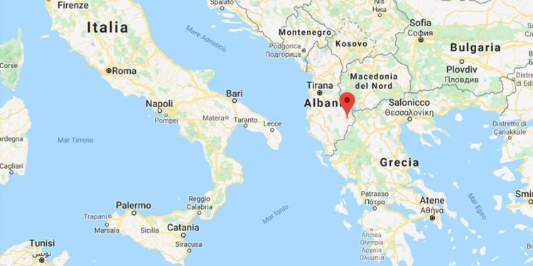 Terremoto in Albania (Maps)