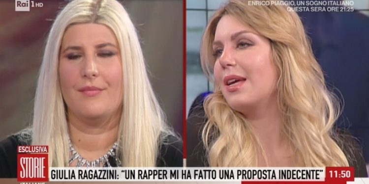 Giulia Ragazzini a Storie Italiane (Rai)