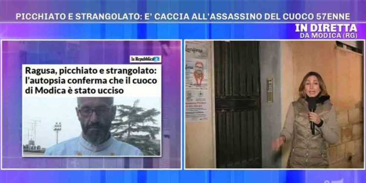 Cuoco picchiato e ucciso a Modica, Pomeriggio 5