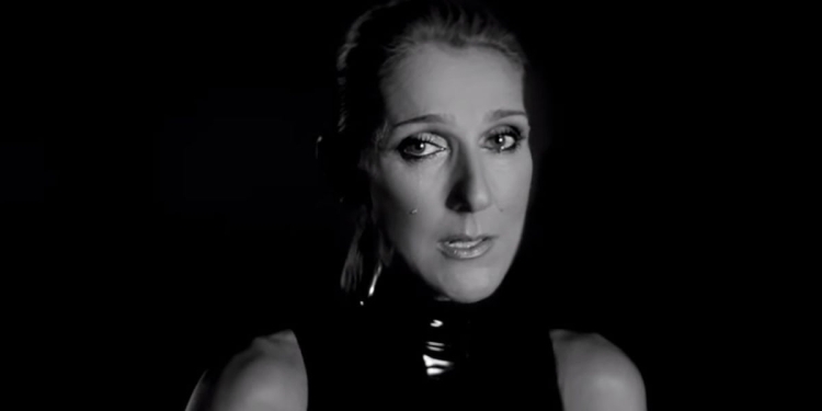 Célion Dion nel video di Courage